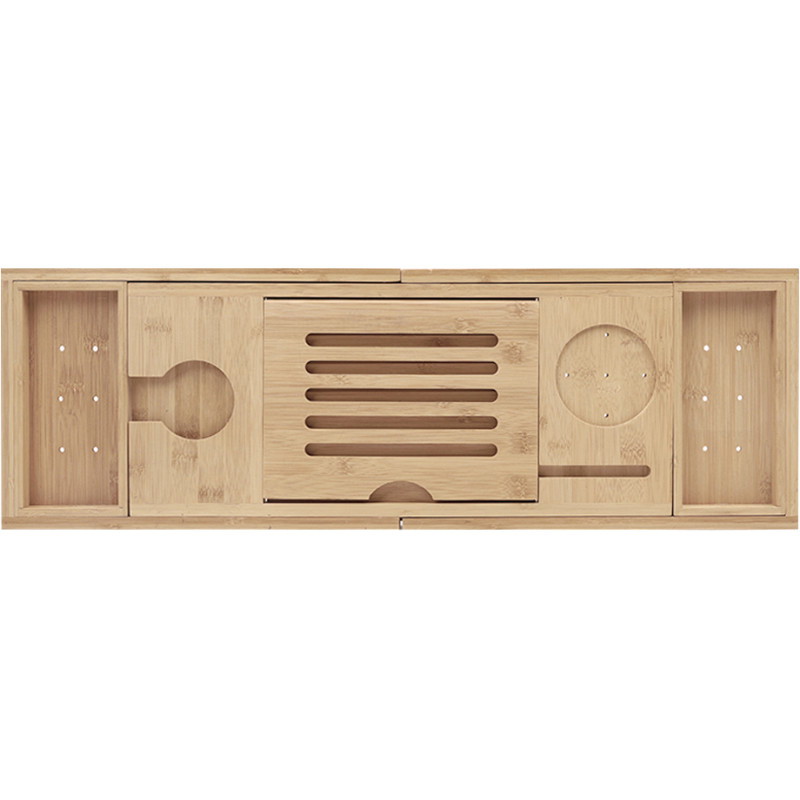 Mexen Bamboo Ablage für die Badewanne 70-105 cm, natürlicher Bambus - 701170-00