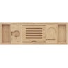 Mexen Bamboo Ablage für die Wanne 70-105 cm, natürlicher Bambus - 701170-00