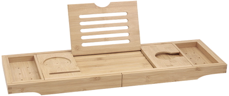 Mexen Bamboo Ablage für die Badewanne 70-105 cm, natürlicher Bambus - 701170-00