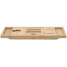 Mexen Bamboo Ablage für die Badewanne 70-105 cm, natürlicher Bambus - 701170-00