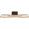 Mexen Bamboo Ablage für die Wanne 70-100 cm, naturbelassener Bambus - 701270-00