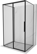 Mexen Rox-3S duschkabine 3-seitig, links, 115 x 120 cm, schwarzer Rahmen, schwarz - 8C2-115-120-70-70-3S-L