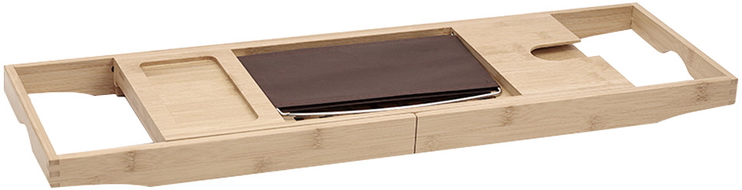 Mexen Bamboo Ablage für die Badewanne 70-100 cm, natürlicher Bambus - 701270-00