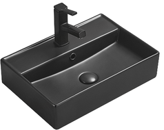 Mexen Blanca Aufsatzwaschbecken 50 x 35 cm, schwarz matt - 21105085