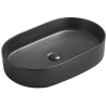 Mexen Celia Tischwaschbecken 60 x 38 cm, schwarz matt - 22206085