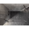Mexen Lunar Schwenkbare Duschkabine links 70 x 80 cm, transparent, Gun Metal - 834-070-080-95-00-L