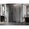 Mexen Lunar Duschkabine schwenkbar links 75 x 80 cm, transparent, Gun Metal - 834-075-080-95-00-L