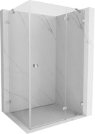 Mexen Lunar rechts öffnende Duschkabine 70 x 80 cm, transparent, Chrom - 834-070-080-01-00-P