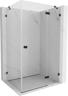 Mexen Lunar Rechts öffnende Duschkabine 70 x 90 cm, transparent, schwarz - 834-070-090-70-00-P