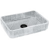Mexen Akra Glas-Waschtischaufsatz Waschbecken 46 x 33 cm, transparent - 24024600