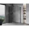 Mexen Mist-H T Duschkabine links öffnend 80 x 70 cm, transparent, schwarz - 8A5T-080-070-70-00-L