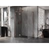 Mexen Lunar L Duschkabine schwenkbar links 70 x 90 cm, transparent, gebürstetes Kupfer - 834L-070-090-65-00-L
