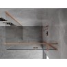 Mexen Mist-H T Duschkabine zum Aufklappen rechts 95 x 85 cm, transparent, gebürstetes Kupfer - 8A5T-095-085-65-00-P