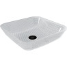 Mexen Mika Glaswaschbecken zur Aufsatzmontage 40 x 40 cm, transparent - 24104000