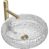 Mexen Celia Glas-Waschtisch-Aufsatz 44 x 44 cm, transparent - 24034400