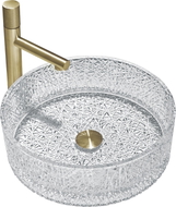 Mexen Dema Waschtisch aus Glas, 39 x 39 cm, transparent - 24043900