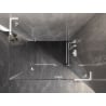 Mexen Lunar L Rechte Duschkabine 75 x 90 cm, transparent, weiß - 834L-075-090-20-00-P