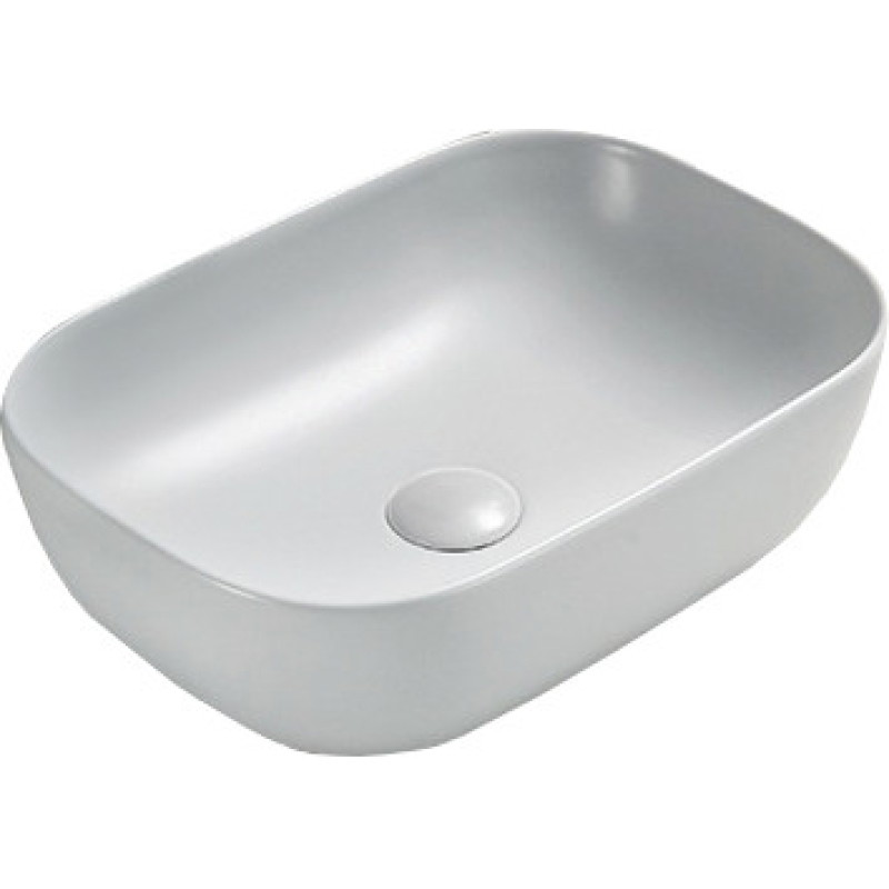 Mexen Rita Aufsatzwaschbecken 45 x 32 cm, platin matt - 21084563