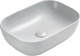 Mexen Rita Aufsatzwaschbecken 45 x 32 cm, platinmatt - 21084563