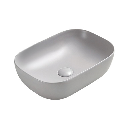 Mexen Rita Aufsatzwaschbecken 45 x 32 cm, graues Matt - 21084567
