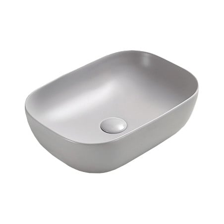 Mexen Rita Aufsatzwaschbecken 45 x 32 cm, mattes Grau - 21084567
