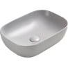Mexen Rita Aufsatzwaschbecken 45 x 32 cm, mattes Grau - 21084567