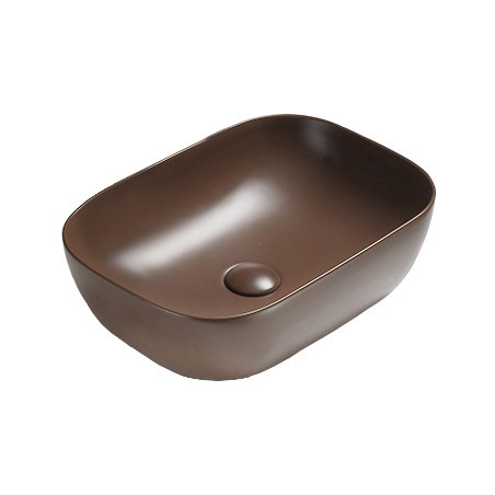 Mexen Rita Waschtischauflage 45 x 32 cm, braun matt - 21084568