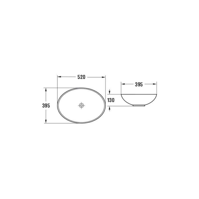 Mexen Iko Aufsatzwaschbecken 52 x 39 cm, kupferfarben - 22245251