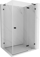 Mexen Lunar L rechts öffnende Duschkabine 70 x 80 cm, transparent, schwarz - 834L-070-080-70-00-P