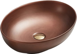 Mexen Iko Aufsatzwaschbecken 52 x 39 cm, kupferfarben - 22245251