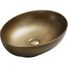 Mexen Iko Aufsatzwaschbecken 52 x 39 cm, altes Gold - 22245253
