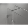 Mexen Lunar T Linke, schwenkbare Duschkabine 70 x 120 cm, transparent, Chrom - 834T-070-120-01-00-L