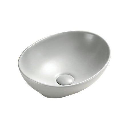 Mexen Elza Aufsatzwaschbecken 40 x 33 cm, Platin Matt - 21014063