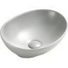 Mexen Elza Aufsatzwaschbecken 40 x 33 cm, Platin Matt - 21014063
