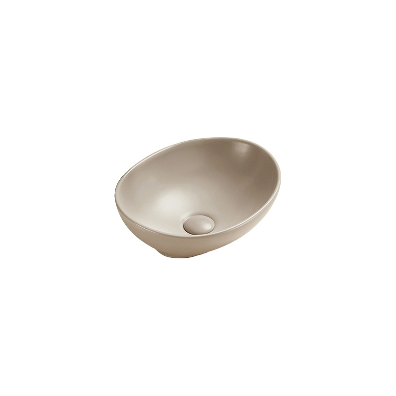 Mexen Elza Aufsatzwaschbecken 40 x 33 cm, Cappuccino Matt - 21014064