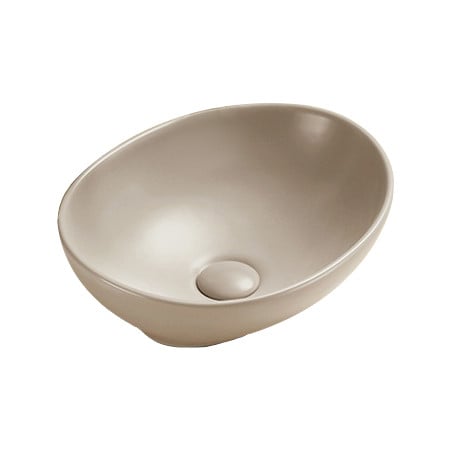 Mexen Elza Aufsatzwaschbecken 40 x 33 cm, Cappuccino Matt - 21014064
