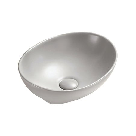 Mexen Elza Aufsatzwaschbecken 40 x 33 cm, mattes Grau - 21014067