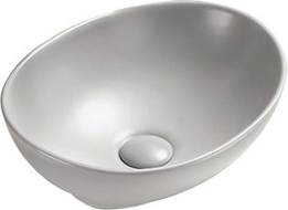 Mexen Elza Aufsatzwaschbecken 40 x 33 cm, mattes Grau - 21014067