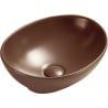 Mexen Elza Aufsatzwaschbecken 40 x 33 cm, braun matt - 21014068