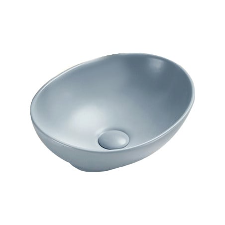 Mexen Elza Aufsatzwaschbecken 40 x 33 cm, grau-blau matt - 21014069