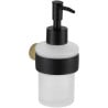 Mexen Base Seifenspender, schwarz/gold - 70882388-57