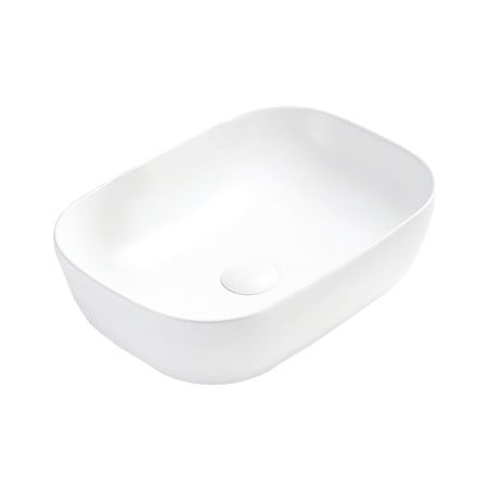 Mexen Rita Aufsatzwaschbecken 45 x 32 cm, weiß matt - 21084501