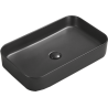Mexen Vena Aufsatzwaschbecken 71 x 37 cm, schwarz matt - 22196085