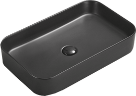 Mexen Vena Aufsatzwaschbecken 71 x 37 cm, schwarz matt - 22196085
