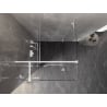 Mexen Lunar T Duschkabine schwenkbar links 80 x 80 cm, transparent, weiß - 834T-080-080-20-00-L