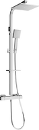 Mexen CQ45 Aufputz-Duschset mit Duschkopf und Thermostatarmatur, Chrom - 772504595-00