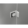 Mexen Lunar T Duschkabine links öffnend 90 x 80 cm, transparent, weiß - 834T-090-080-20-00-L