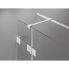 Mexen Lunar T linke Duschkabine, 100 x 120 cm, transparent, weiß - 834T-100-120-20-00-L