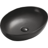 Mexen Jowita Aufsatzwaschbecken 52 x 39 cm, schwarz matt - 21355285