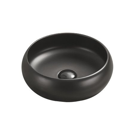 Mexen Lola Waschtischauflage 36 x 36 cm, schwarz matt - 22213685